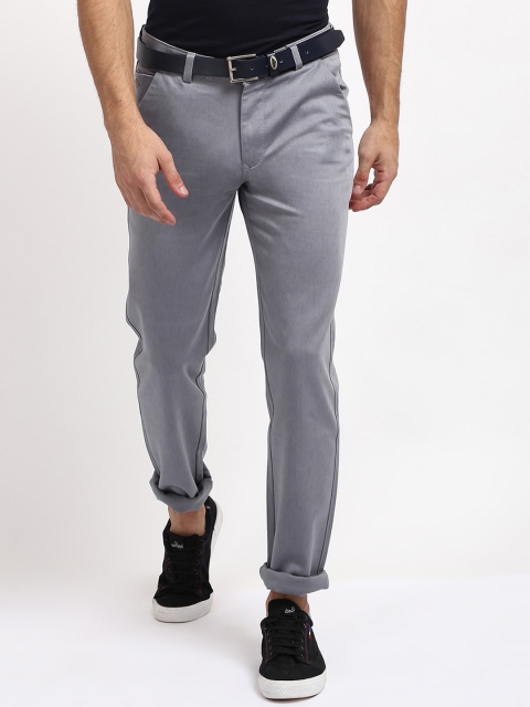 

V2 Value & Variety Men Grey Regular Trousers