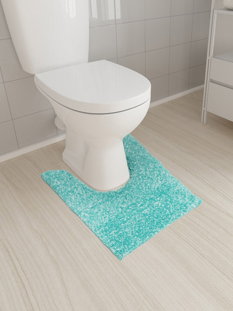 

Home Centre Blue Solid Contour Bath Mat