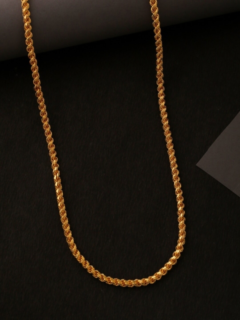 

Tistabene Men Gold-Toned Alloy Gold-Plated Chain
