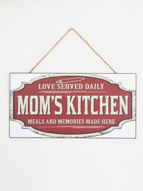 

Home Centre Red & White Garnet Quote on Mom's Kitchen Wall Art