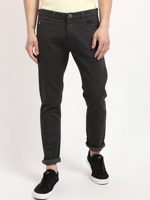 

V2 Value & Variety Men Grey Printed Regular Fit Regular Trousers