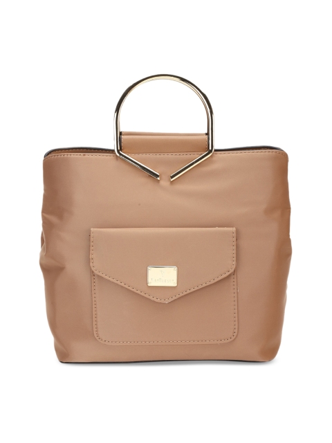Van Heusen Beige Solid Handheld Bag