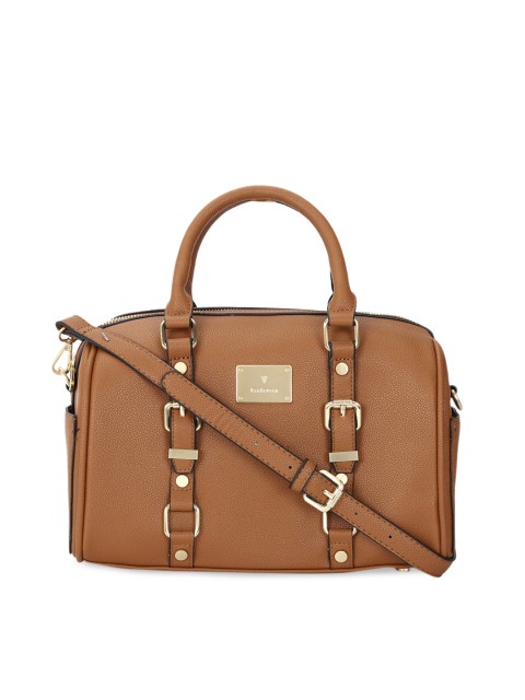 

Van Heusen Brown Solid Handheld Bag