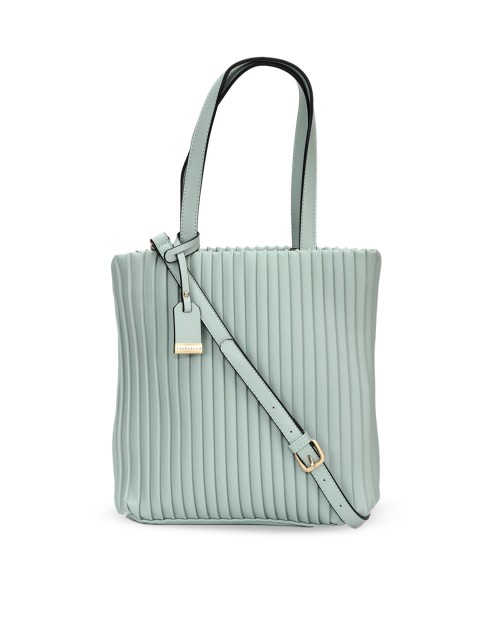 

Van Heusen Blue Striped Handheld Bag