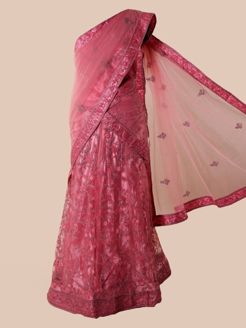 

Pothys Pink Embellished Net Saree