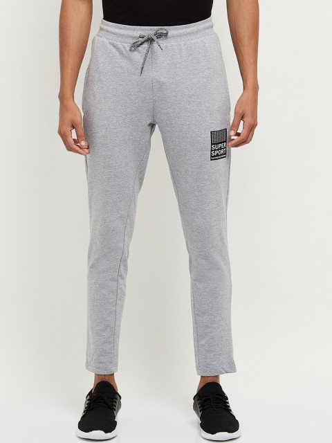 

Max Men Grey Solid Track Pants