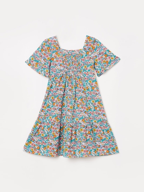 

Fame Forever by Lifestyle Girls Blue & Pink Printed A-Line Dress