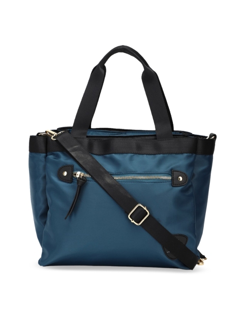 

Van Heusen Woman Blue Solid Handheld Bag