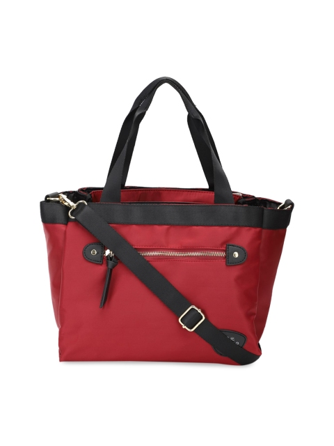 

Van Heusen Woman Red Solid Handheld Bag