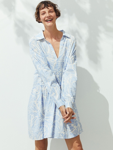 

H&M Women Blue Airy Dress