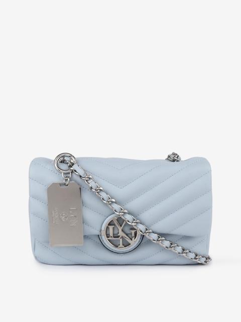 

LYN Blue Textured Sling Bag
