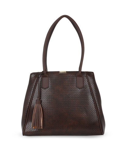 

Van Heusen Woman Brown Textured Handheld Bag