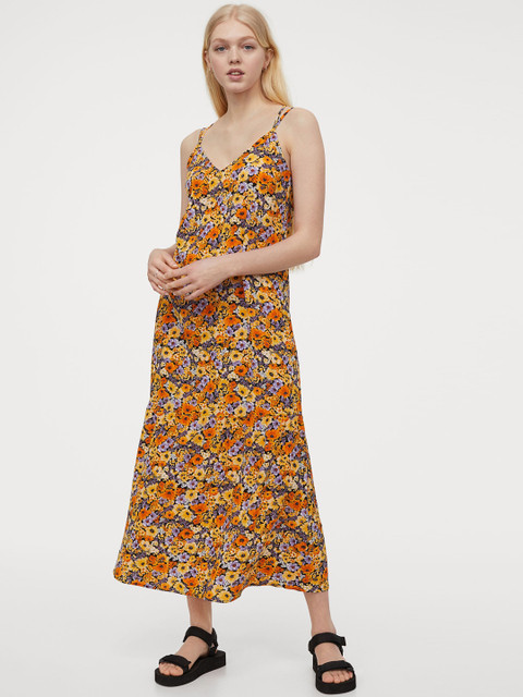 

H&M Women Multicoloured Crepe Dress, Multi