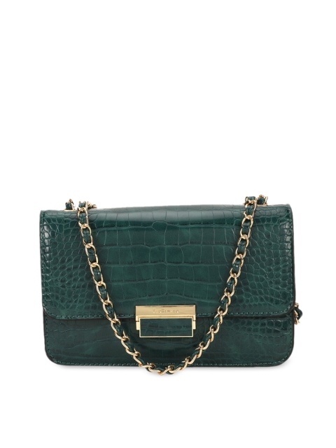 

Van Heusen Woman Green Textured Sling Bag