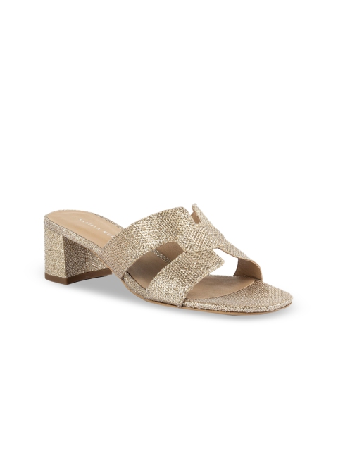 

Vanilla Moon Women Gold-Toned Embellished Mules