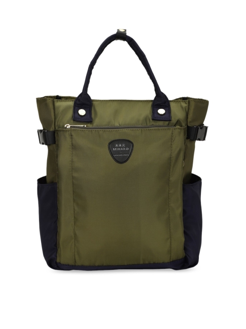 

Van Heusen Woman Olive Green Solid Handheld Bag