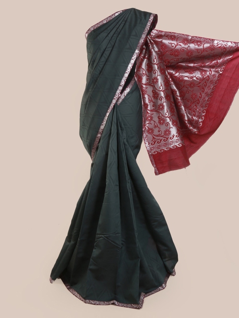 

Pothys Green Woven Design Art Silk Saree