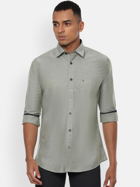 

Van Heusen Sport Men Grey Slim Fit Solid Casual Shirt