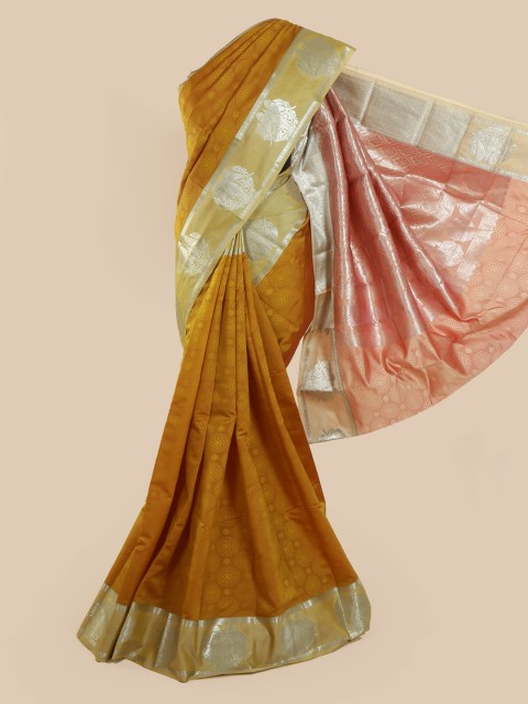 

Pothys Brown Woven Design Art Silk Saree