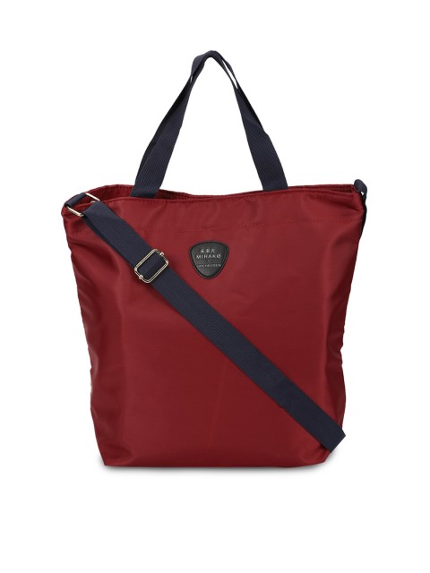 

Van Heusen Woman Maroon Solid Handheld Bag