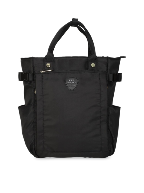 

Van Heusen Woman Black Solid Handheld Bag