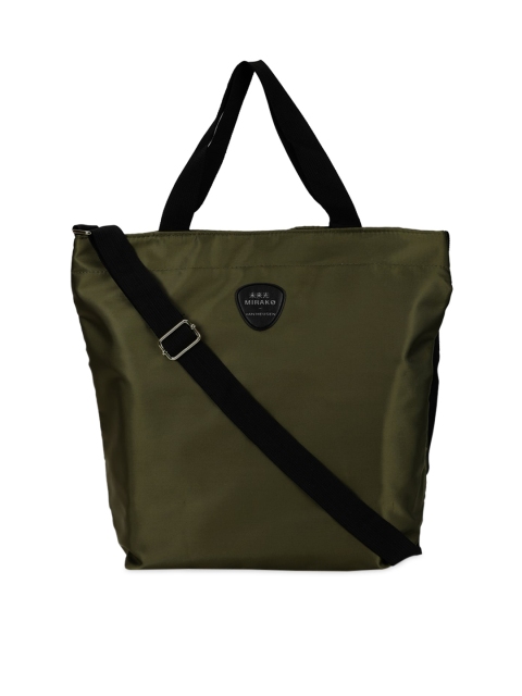 

Van Heusen Woman Olive Green Solid Handheld Bag