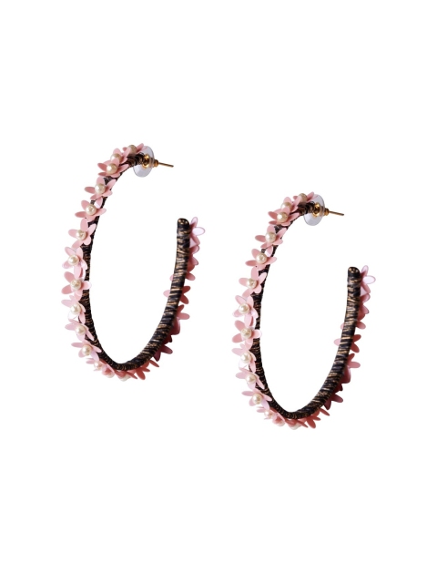

Foxy Sperks Peach-Coloured Contemporary Antique Half Hoop Earrings