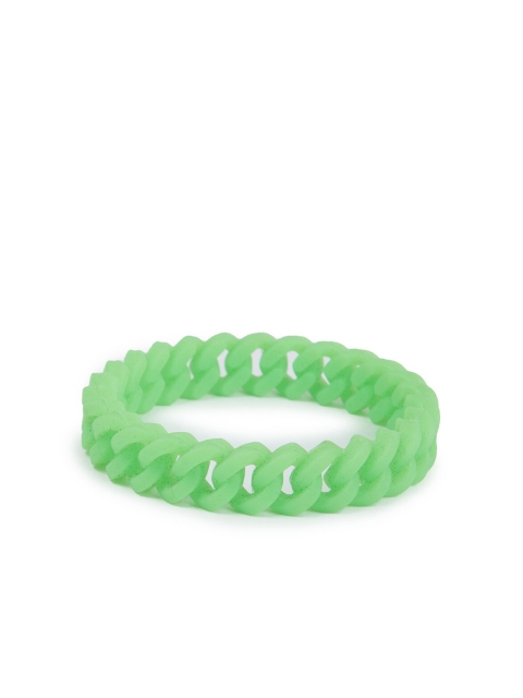 

FOREVER 21 Green Silicone Cutout Bracelet