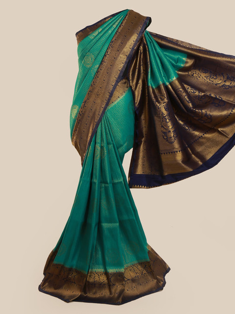 

Pothys Green Art Silk Woven Design Banarasi Saree