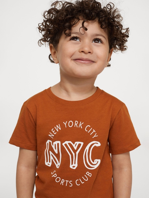 

H&M Boys Multicoloured Printed 5-Pack Cotton T-shirts, Multi