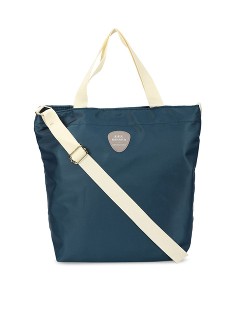 

Van Heusen Woman Blue Solid Tote Bag