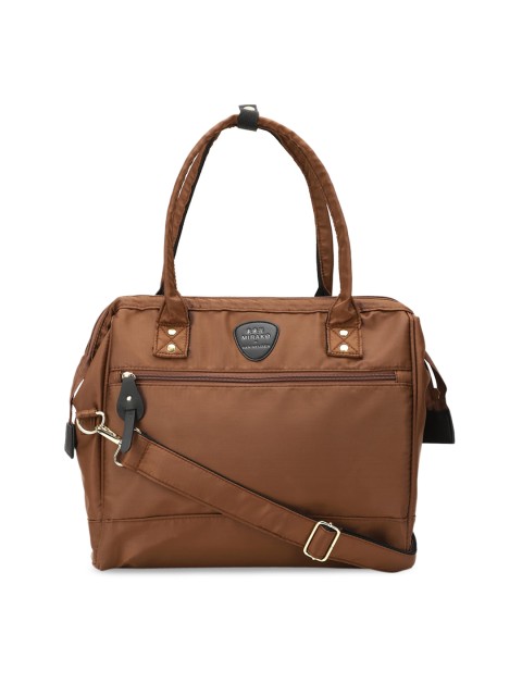 

Van Heusen Woman Brown Solid Handheld Bag