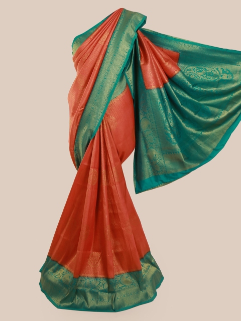 

Pothys Orange Art Silk Woven Design Banarasi Saree