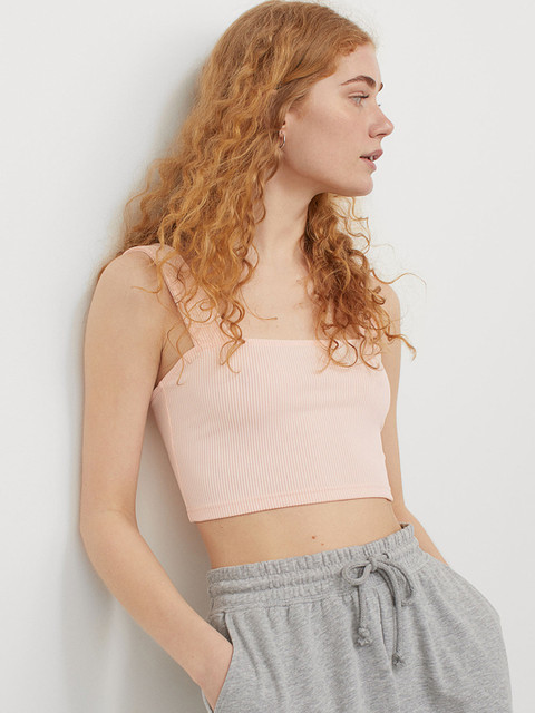 

H&M Women Pink Cami Top