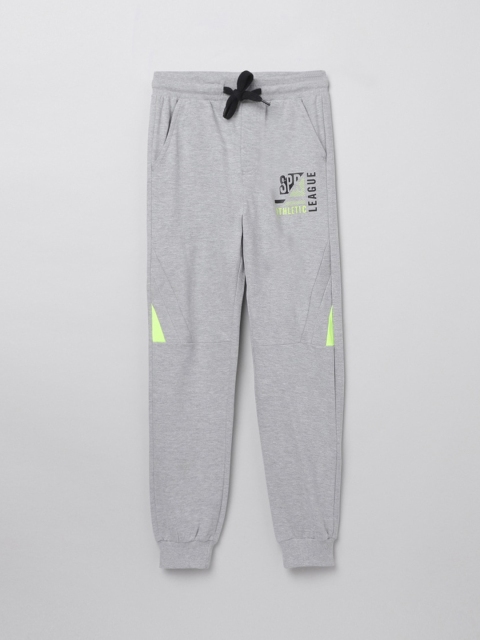 

max Boys Grey Joggers Trousers