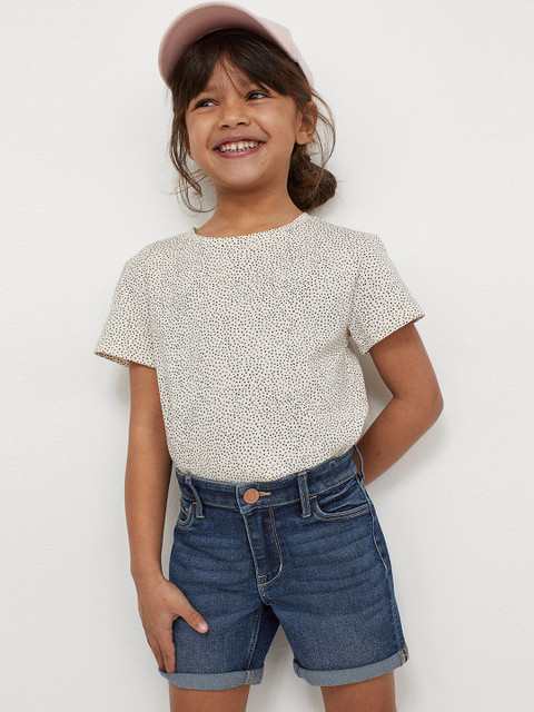 

H&M Girls Blue Denim shorts