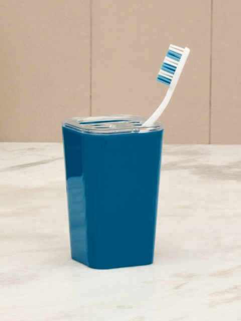 

Home Centre Blue Solid Plastic Toothbrush Holder