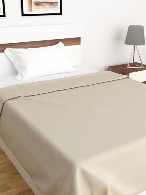 

Home Centre Beige Solid AC Room 210 GSM Double Bed Dohar
