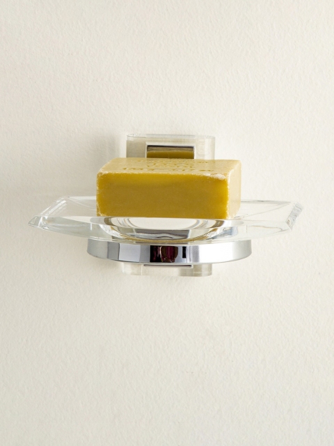 

Home Centre Silver-Toned Orion Highline Soap Dish With Wall Mounted Holder