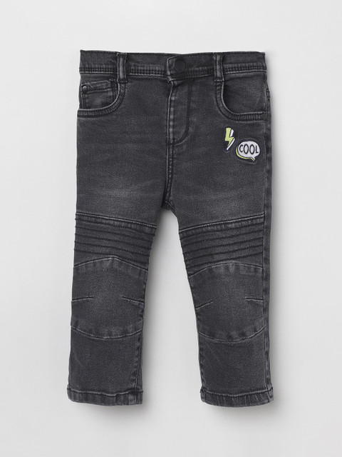 

max Boys Black Light Fade Jeans