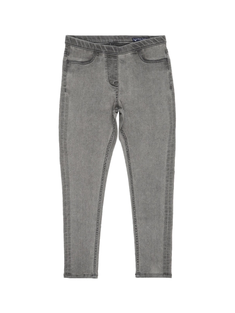 

Allen Solly Junior Girls Grey Low Distress Heavy Fade Jeans