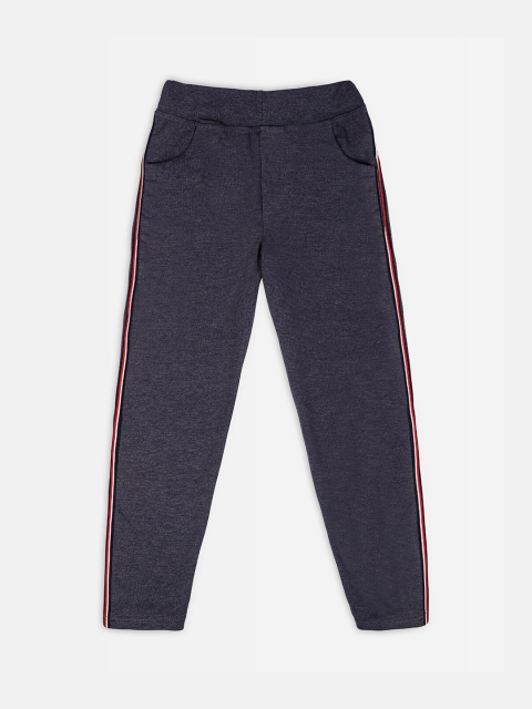 

Punkster Girls Blue Solid Cotton Jeggings