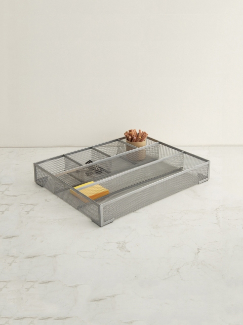 

Home Centre Grey Solid Orion Isabel Mesh Organizer