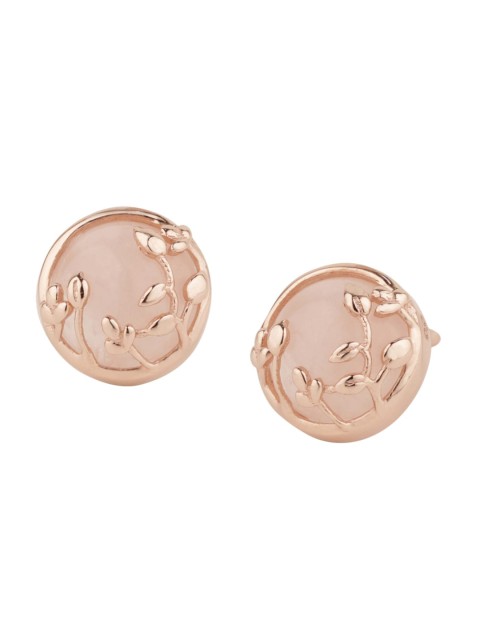 

Chumbak Rose Gold-Toned Contemporary Forest Sunrise Earrings