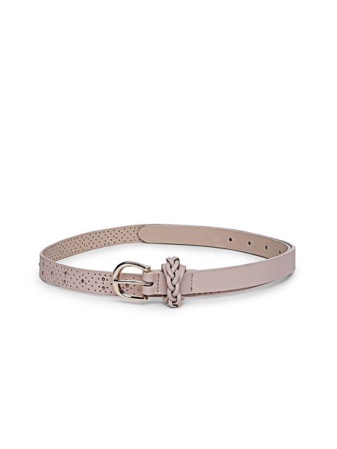 

Forever Glam by Pantaloons Women Pink & Gold-Toned Textured Belt