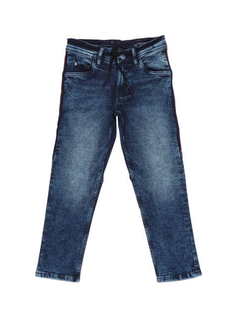 

Allen Solly Junior Boys Blue Heavy Fade Stretchable Jeans