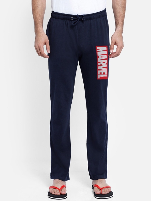 

Free Authority Men Navy Blue Marvel Comics Print Lounge Pant