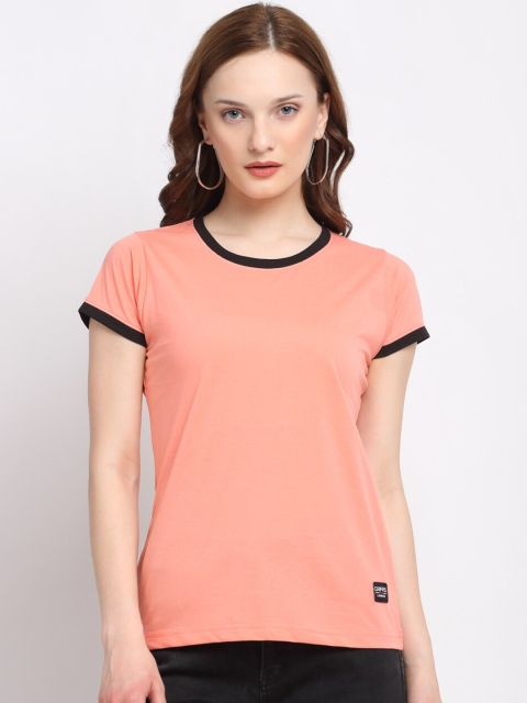 

GRIFFEL Women Peach T-shirt