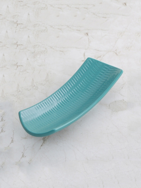 

Home Centre Blue Connect Embossed Decorative Platter
