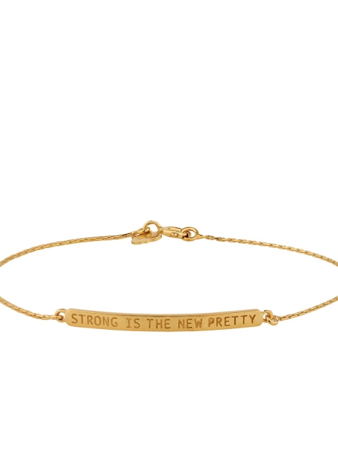 

Chumbak Women Rose Gold Sterling Silver Rose Gold-Plated Link Bracelet